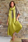 Oscar Asymmetric Hareem Skirt Pant Olive